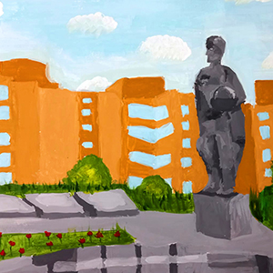 Юлиана Веселовская | У памятника погибшим воинам