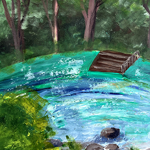 Виктория  Чистякова | Озеро голубое в д.Горки.Слезы Дорофеи.