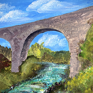 Татьяна  Румянцева | Трех арочный железнодорожный мост