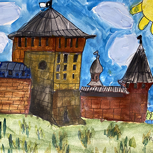 Кира Мятина | Новгородский Кремль. Златоустовская и Покровская башни.
