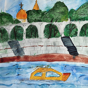 Маруся Карпочева | Волхов - река из прошлого в настоящее